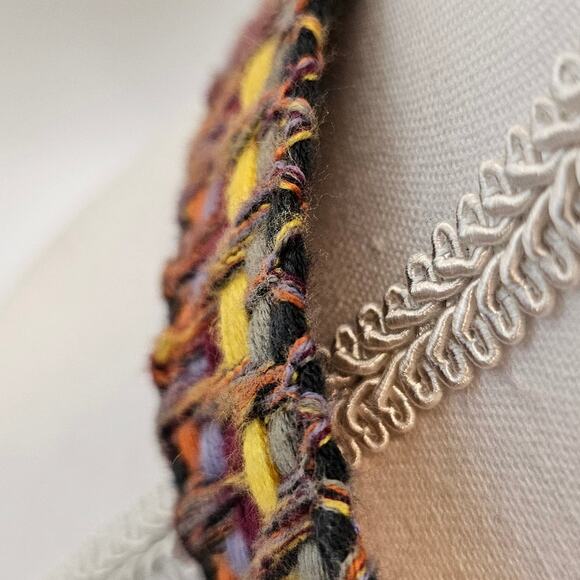 Eddie Bauer Rainbow Woven Retro‎ Multicolor Braided Belt - Picture 8 of 9